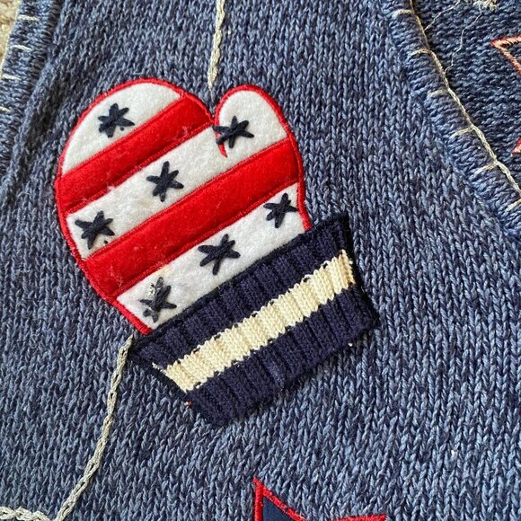 Bobbie Brooks women's large winter embroidered zip up stretchy sweater vest - Picture 10 of 12